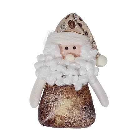 PENDENTE PAPAI NOEL CORPINHO CHAMPANHE 18CM 11453