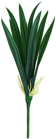 FOLHA DE ORQUIDEA CYMBIDIUM SILICONE 32CM 130043