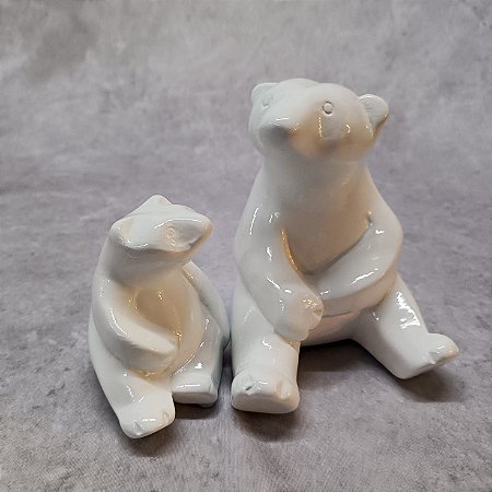 FAMILIA DE URSOS BRANCO BRILHO 130146