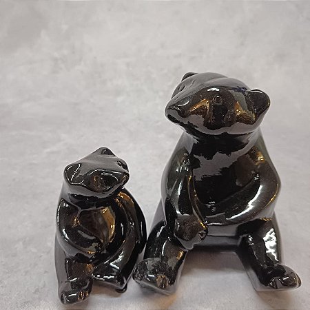 FAMILIA DE URSOS PRETO BRILHO 130147