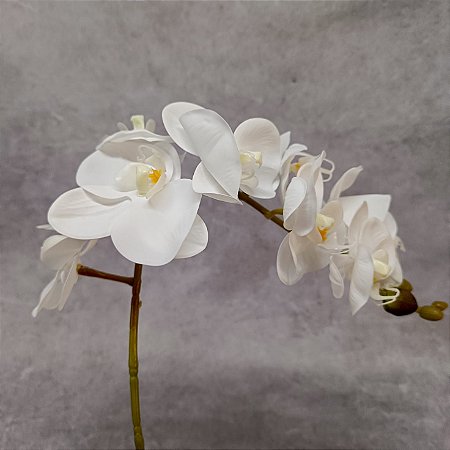 ORQUIDEA SILICONE X9 PREMIUM BRANCA 78CM 130483