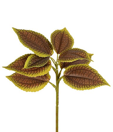 HASTE PLANTA ARTIFICIAL PERILA TOQUE REAL 30CM X8 LAVANDA VERDE 130528