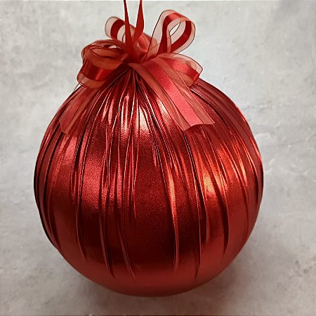 BOLA VERMELHA LUXO 25CM
