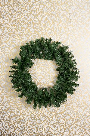 GUIRLANDA 80CM RAMIFICADA VERDE ENFEITE NATAL 7110