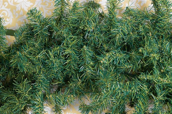 GUIRLANDA 40 CM NATAL RAMIFICADA PROFISSIONAL VERDE 11621