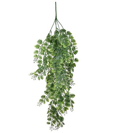 PENDENTE DE FOLHAGEM ARTIFICIAL VERDE 80CM X 20CM 131128