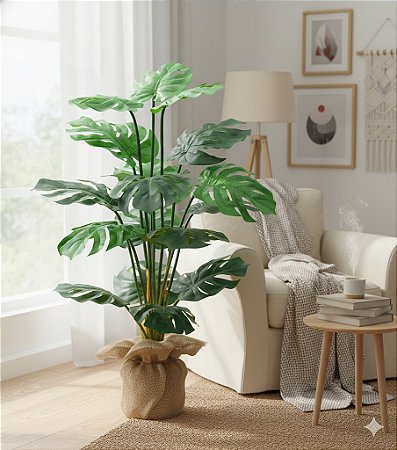 PLANTA ARTIFICIAL COSTELA DE ADÃO TOQUE REAL X15 90CM 131416