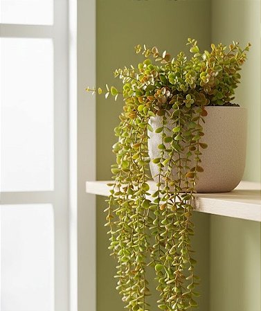 PENDENTE EUCALIPTO 70CM VERDE OUTONADO 131360