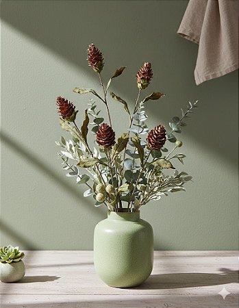 HASTE PROTEA DESIDRATADA 60CM - MARROM 131356