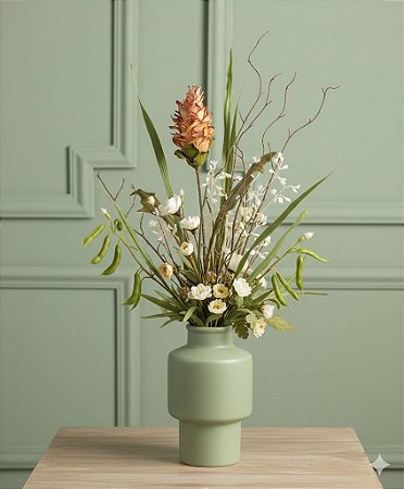 HASTE PROTEA DESIDRATADA 60CM LARANJA 131355