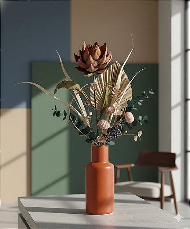 HASTE PROTEA DESIDRATADA 57CM MARROM 131351