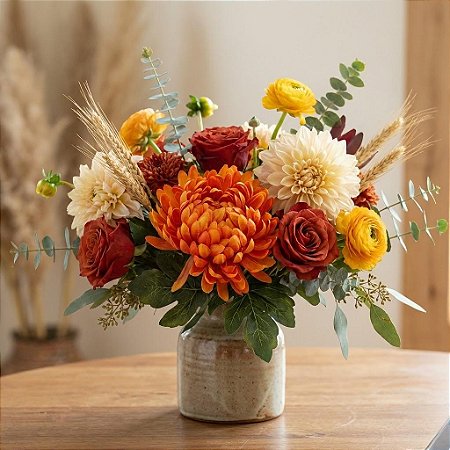 HASTE CRISANTEMO LARANJA 72CM 131279