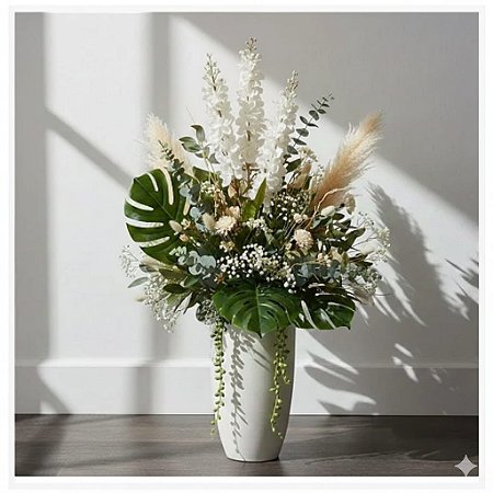 GALHO DE JACINTO 87CM- BRANCO