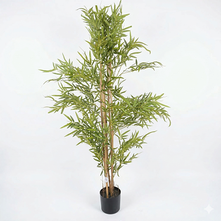 ARVORE PLANTA BAMBOO TOQUE REAL C/POTE X1800 VERDE 1,50CM- 131617