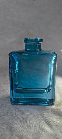 VASO DECORATIVO EM VIDRO AZUL 11X7 CM-131591