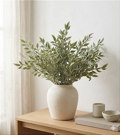 BUQUE VERDE NEVADO X6 35CM 132050