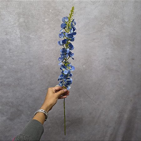 HASTE  DE GLICINIA X 5 AZUL ESCURO 65CM-132129