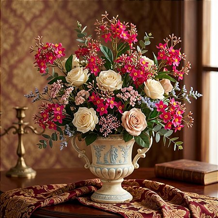 HASTE GALHO FLOR MINI X44 ROSA PINK 60CM-132073