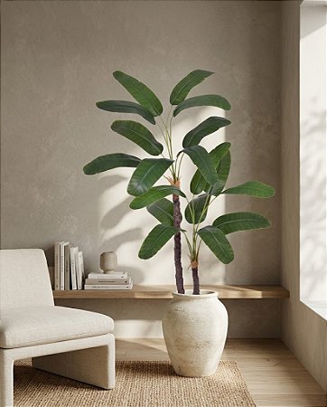 ARVORE BANANEIRA X2 VERDE 125CM