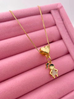 Colar com Pingente Menina