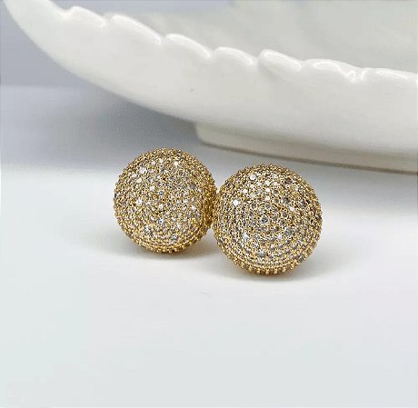 Brinco Redondo Zircônia