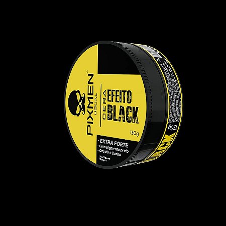 Cera Modeladora Efeito Black PixMen Cabelo e Barba Extra Forte