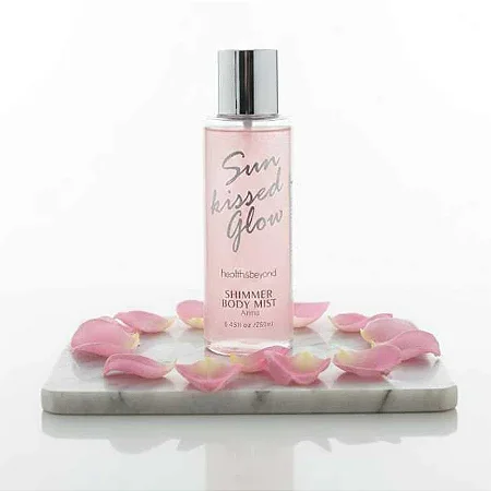Body Splash Mist Shimmer Health & Beyond - Sun Kissed Glow 250ml Pele Iluminada e Perfumada! 250 ml