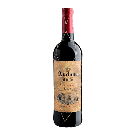 [Safra 2021] Vinho Tinto Espanhol ANCIANO no. 5 Tempranillo Crianza Rioja DOCa