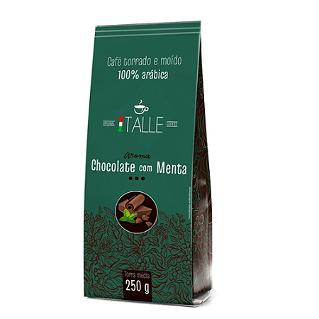 Café ITALLE 100% Arábica Aroma Chocolate com Menta