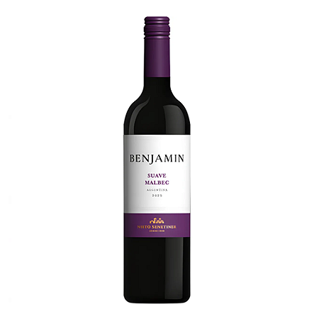 Vinho Tinto Argentino Malbec Suave BENJAMIN