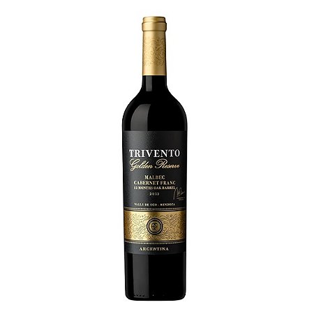 Vinho Tinto Argentino TRIVENTO GOLDEN RESERVE Malbec Cabernet Franc