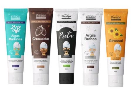 Mácara Facial Face Beautiful E Mask Matto  60 ml / 50 ml