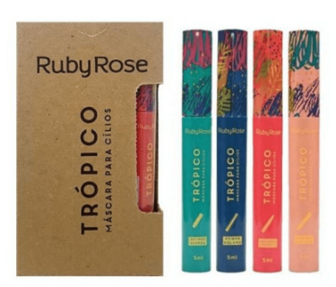 Máscara de Cílios Trópico Ruby Rose 5ML DEFINE E ALONGA - VERDE
