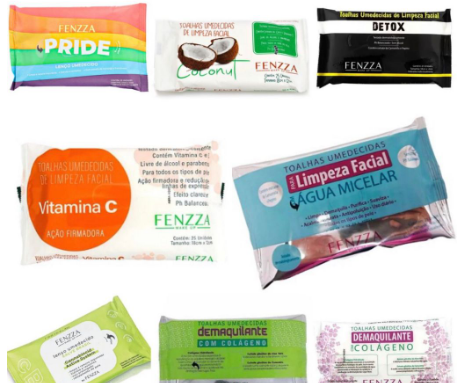 Lenços Demaquilantes Toalhas Umedecidas 25unid