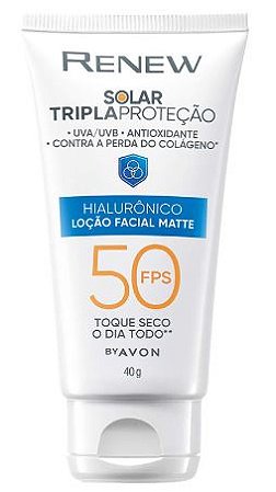 PROTETOR SOLAR FACIAL NATURA E AVON