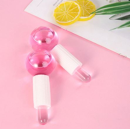 Kit Esfera de cromoterapia Cristal Para Massagem facial Anti Aging Profissional Estetica