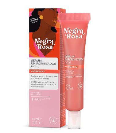 Serum Uniformizador Facial Antimarcas Negra Rosa 30ml