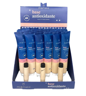 Base Líquida Antioxidante Multifuncional - Mia Make 30 ml tons claros 325