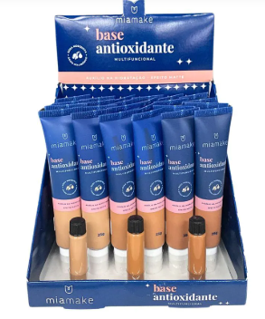 Base Líquida Antioxidante Multifuncional - Mia Make 30 ml tons ESCUROS 327