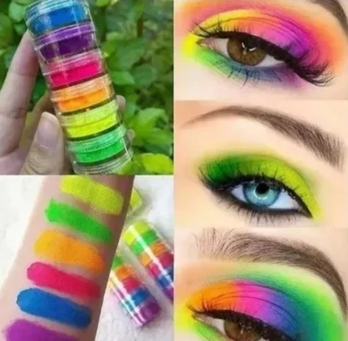 Kit com 6 sombras néon - CARNAVAL