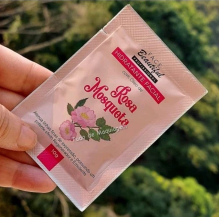 Hidratante Facial Rosa Mosqueta Sachê 10ml Skin Care - Face Beautiful