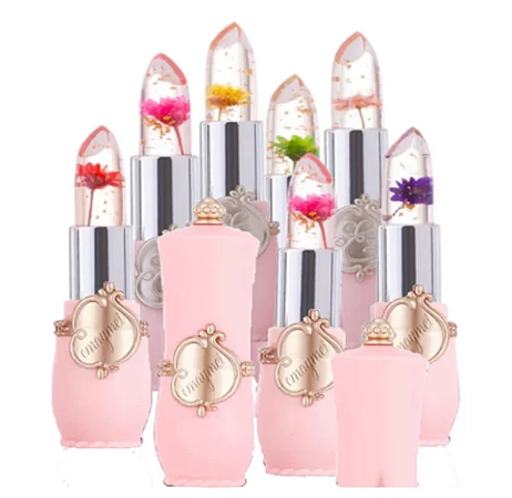 Batom Mágico Hidratante Bolm Transparente Com Flor Lua e Neve