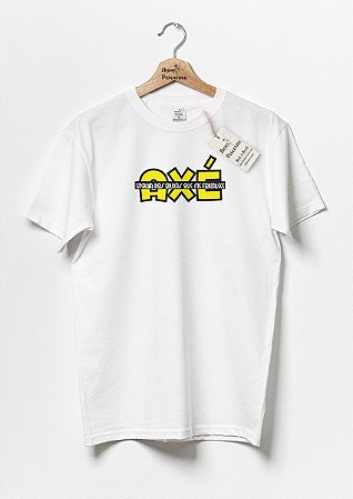 Camiseta Axé energia dos orixás que me fortalece