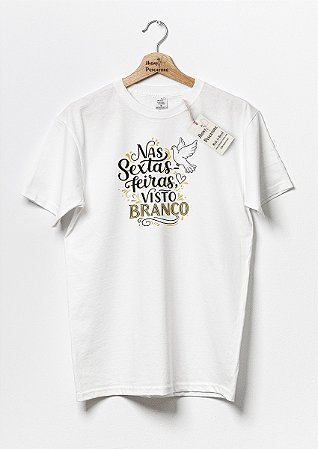 Camiseta As Sextas-feiras Visto Branco