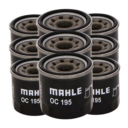 KIT 9 Filtros de óleo MAHLE OC195