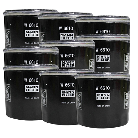 KIT 9 Filtros de óleo MANN W6610