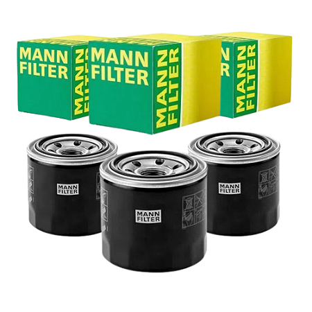 KIT 3 Filtros de óleo MANN W8118
