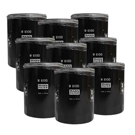 KIT 9 Filtros de óleo MANN W6100