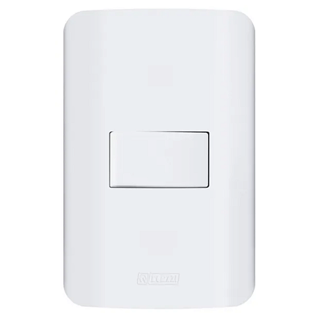 INTERRUPTOR SIMPLES 10A 1TECLA CANOA CD:2612