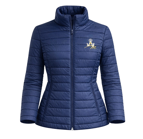 JAQUETA PUFFER AZUL MARINHO MÃES QUE ORAM